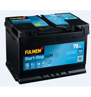Batterie voiture FULMEN Start-Stop pour MERCEDES-BENZ  A-CLASS (W176) (Diesel) A 160 CDI